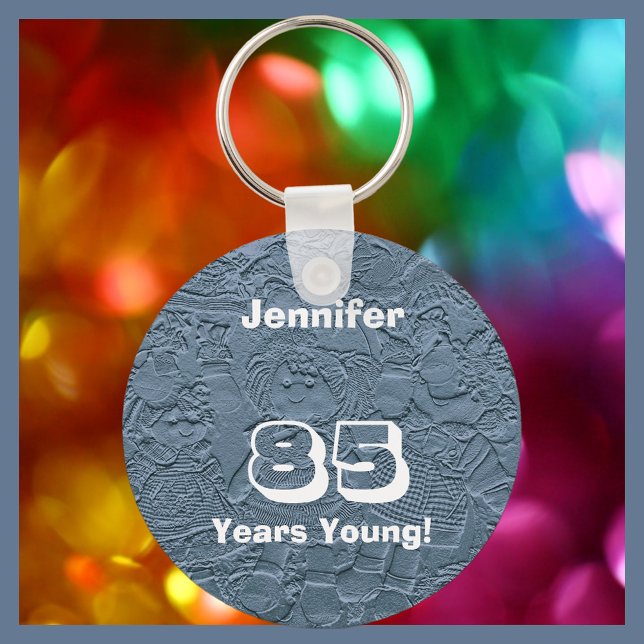 85 års Young Cute Light Blue Rag Dolls, Namn, Nyckelring (Skapare uppladdad)