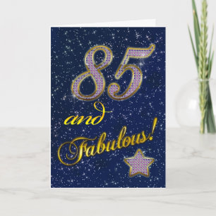 85-årsdagen för någon Fabulous Kort