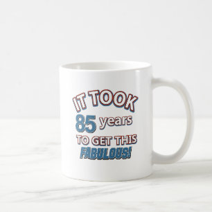 85. årsfödelsedagdesigner kaffemugg