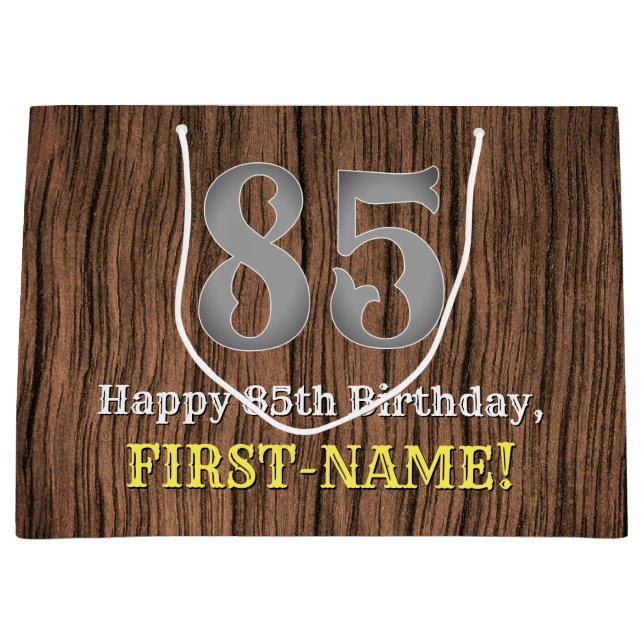 85:e födelsedag: Land Western Inspired Titta, Namn (Framsidan)