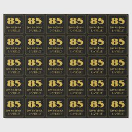 85:e födelsedagen - Art Deco Inspired Titta "85" o Presentpapper