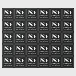 85:e födelsedagen - Art Deco Inspired Titta "85", Presentpapper