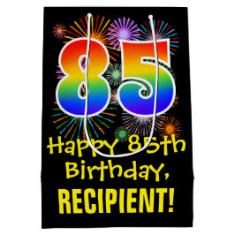 85:e födelsedagen: Roligt Fireworks Mönster + Rain