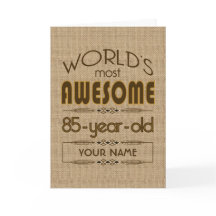 85:e födelsedagshälsfirandet World Best Fabulous