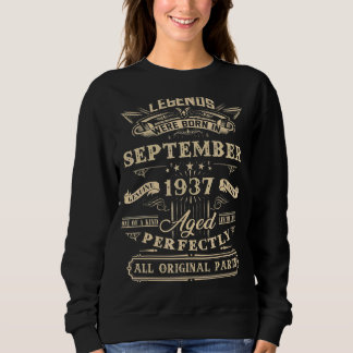 85:e födelsedagsleden, född i september 1937 85 år t shirt