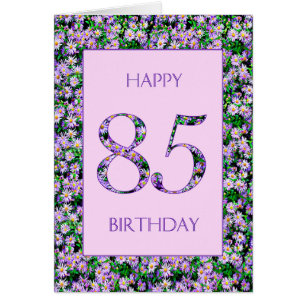 85:e Lilan Daisy Hälsningskort