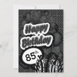 85:e milstolpen födelsedag inbjudningar