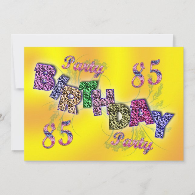 85:e partens inbjudan (Framsida)