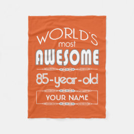 85. Flammar bäst sagolikt för födelsedagvärldar Fleecefilt