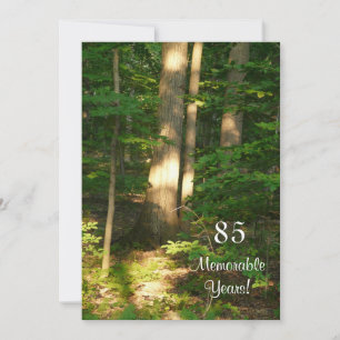 85 minnesvärda år/Födelsedagsfirande - hane Inbjudningar