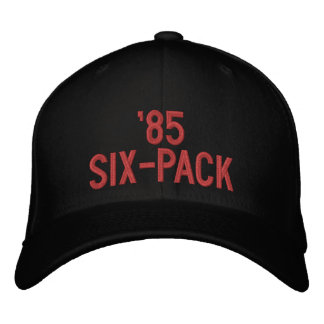 "85 SIX- PACK Hat Broderad Keps