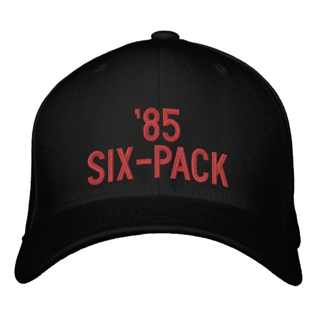 "85 SIX- PACK Hat Broderad Keps (Framsida)