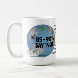 85 till 90 procent säger NEJ av RoseWrites Mugg