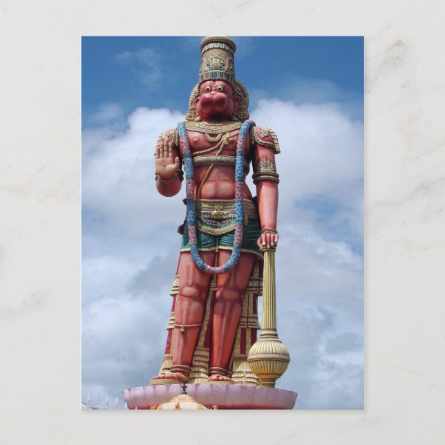 85ft Hanuman Statue, Carapichaima, Trinidad Vykort (Framsida)