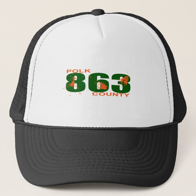 863 Polk County Hat Truckerkeps (Framsida)