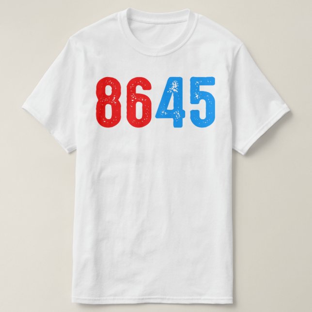 8645 ANTI TRUMP T SHIRT (Design framsida)