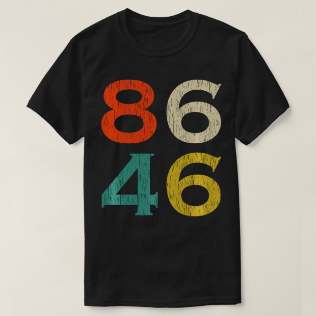 8646 86 46 Impeach 46 Manar Kvinnor T Shirt (Design framsida)