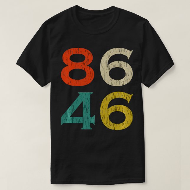 8646 86 46 Impeach 46 Manar Women Pullover T Shirt (Design framsida)