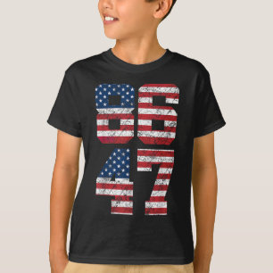 8647 Anti-Trump 86 47 Retro Anti-trump Us Imp. Fla T Shirt
