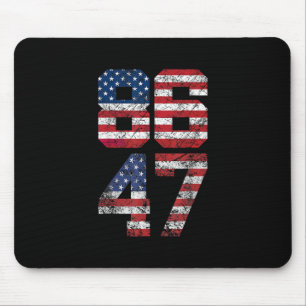 8647 Anti Trump 86 47 Retro Anti-trump USA Flagga Musmatta