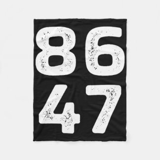 8647 - Anti Trump - 86 Den 47:e Presidenten - Vint Fleecefilt