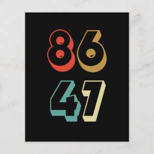 8647 Anti-Trump Flygblad
