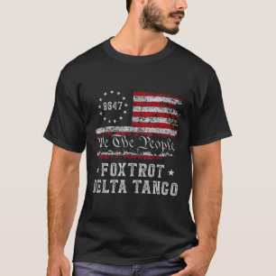 8647 Anti Trump Foxeves Deltas Tangos Impeach 47 T Shirt