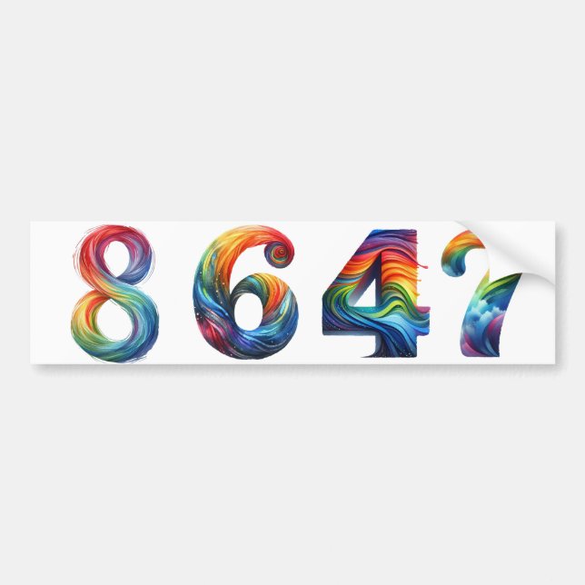 8647 ANTI TRUMP PRO-DEMOKRATI BILDEKAL (Framsidan)