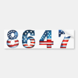 8647 ANTI TRUMP PRO-DEMOKRATI BILDEKAL