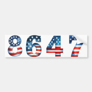 8647 ANTI TRUMP PRO-DEMOKRATI BILDEKAL
