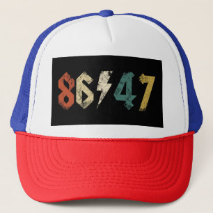 8647 AntiTrump Retro-Vintage 80:s Sten Stil Keps