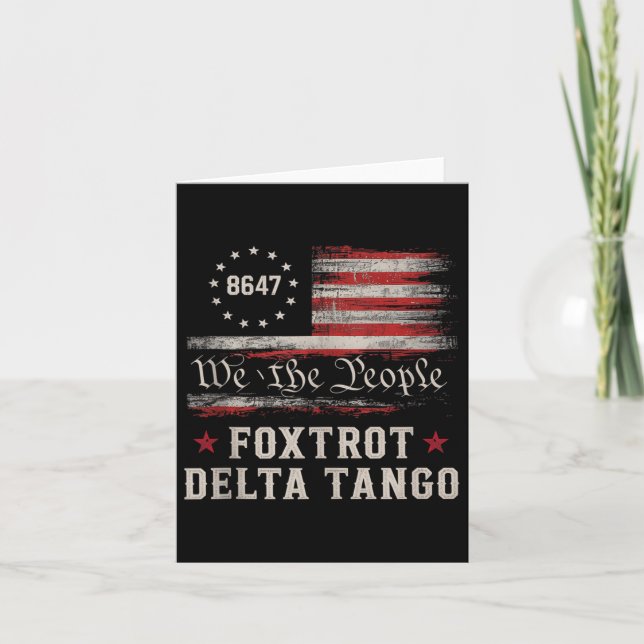8647 Foxdragteas Tangos America-Tanktop Kort (Framsida)