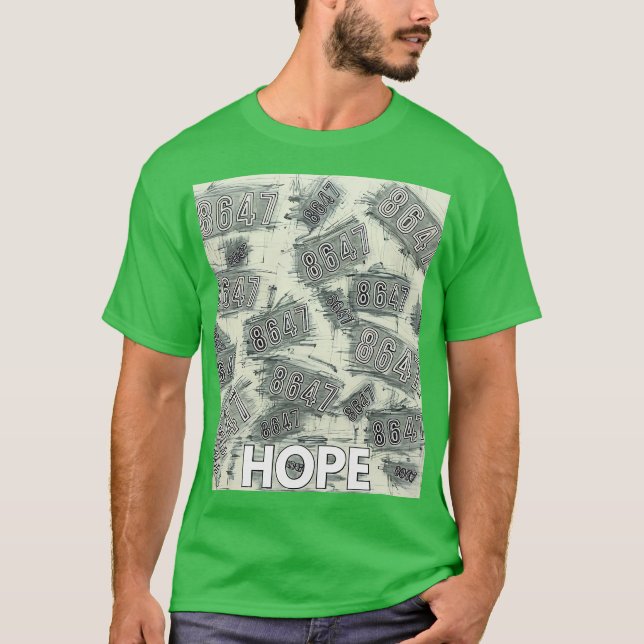 8647 HOPE by fokus T Shirt (Framsida)