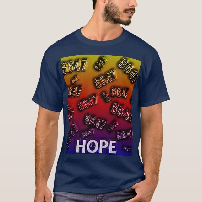 8647 HOPE by fokus T Shirt (Framsida)