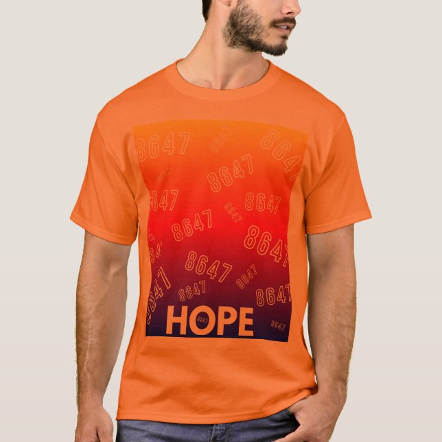 8647 HOPE by fokus T Shirt (Framsida)