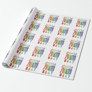 8647 Subtle Anti MAGA 86 47-Blommigtars HBT-antige Presentpapper