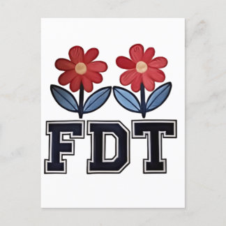 8647 Subtle Anti-Trump 86 47 Blommigt Boho Meddelande Vykort
