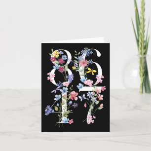 8647 Subtle Anti Trump 86 47 Blommigt Boho Stil 1 Kort