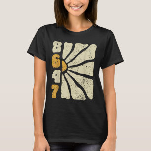 8647 Subtle Anti Trump 86 47 Blommigt Boho Stil T Shirt