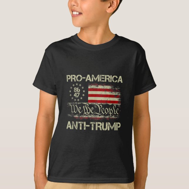8647 We The People Pro-america Anti-trump Tank Top T Shirt (Framsida)
