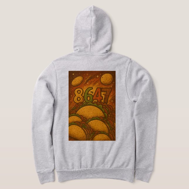 8647Taco T Shirt (Laydown Baksida)