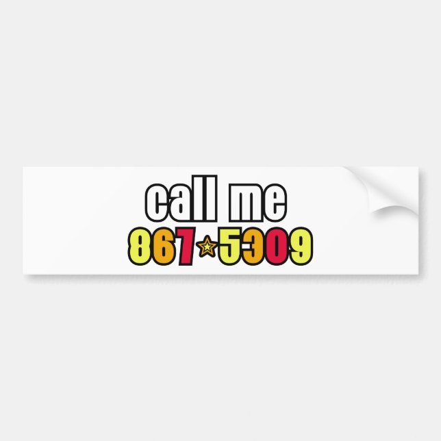 867-5309 BILDEKAL (Framsidan)