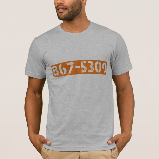 867-5309 T-SHIRT (Framsida)