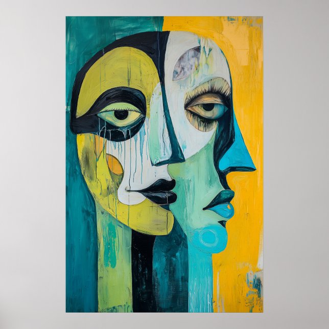 867 Abstrakt Poster (Framsidan)