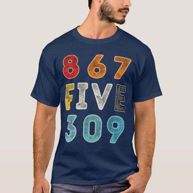867 Five 309 familj T Shirt (Framsida)