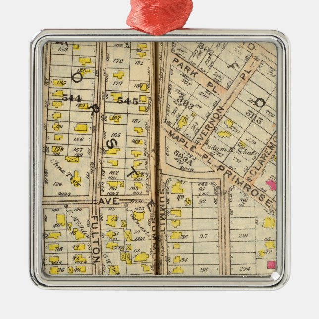 8687 Mt Vernon Julgransprydnad Metall (Framsidan)