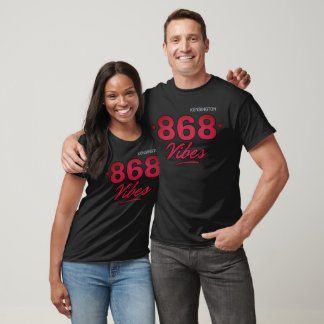 868 VIBES - RÖD TEXT T SHIRT