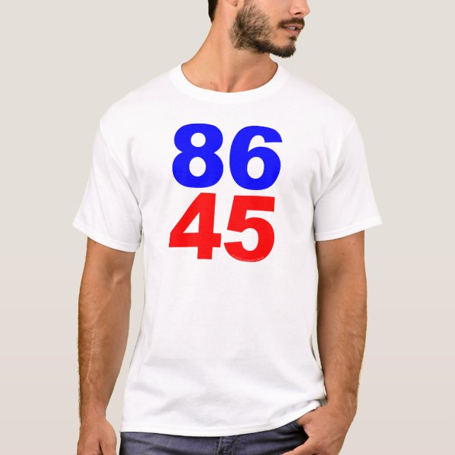 86 45 (för honom) tee shirt (Framsida)