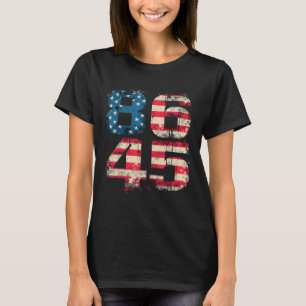 86 45 Politisk protest Anti-trump Förtvivlad Usa T Shirt