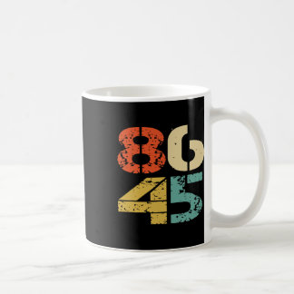 86 45 Tröja Vintage 8645 Present Anti Trump Biden Kaffemugg